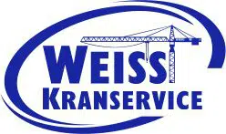 Logo-Weiss-Kranservice mit Baukransymbol 2