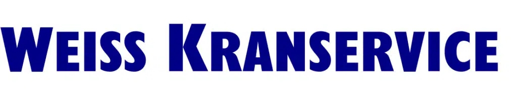 Logo Schriftzug Firma Weiss Kranservice